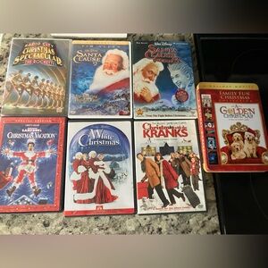 Lot (7) Christmas Movie DVDs